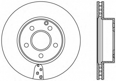 OPEN PARTS bdr239120 -  Тормозной диск